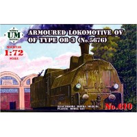 Бронепаровоз О.В. типа ОБ-3 (No.5676) (UMT610) Масштаб:  1:72