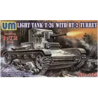 UMT405 T-26/BT-2 Радянський легкий танк (UMT405) Масштаб: 1:72