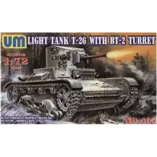 UMT405 T-26/BT-2 Soviet light tank (UMT405) Масштаб:  1:72