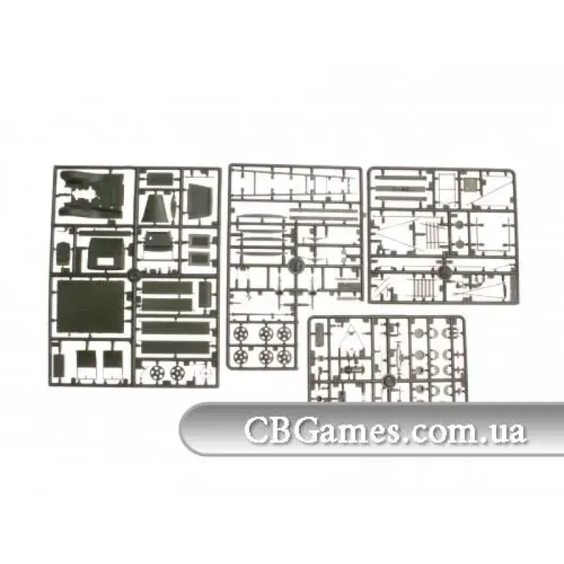 Аэродромный стартер АС - 1 с истребителем Як-1Б (UM505) Масштаб: 1:48