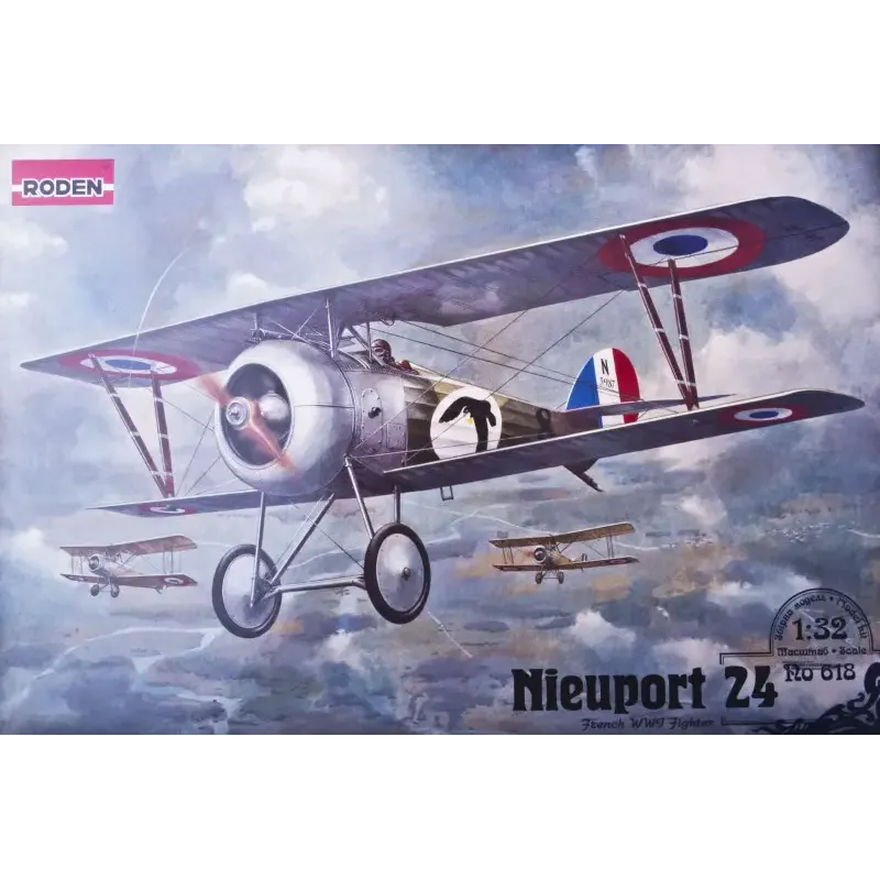 Збірна модель літака RN618 Nieuport 24 1:32