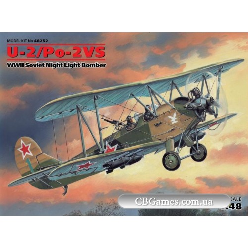 Літаки ICM48252 U-2/Po-2VS, WWII Soviet Night Light Bomber