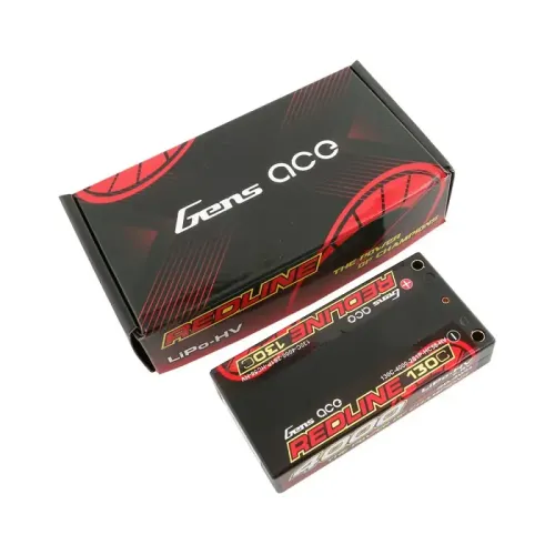 Аккумуляторы Аккумулятор Gens Ace LiPO HV 7,6В 4000мАч 2S 130C 93х47х18мм 147г Bullet 4mm (B-RL-130C-4000-2S1P-HC-58-HV)