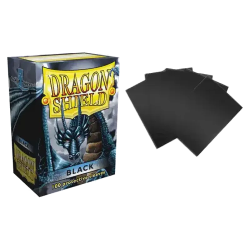 Протекторы Dragon Shield 66 x 91мм (100 шт.) matte Black