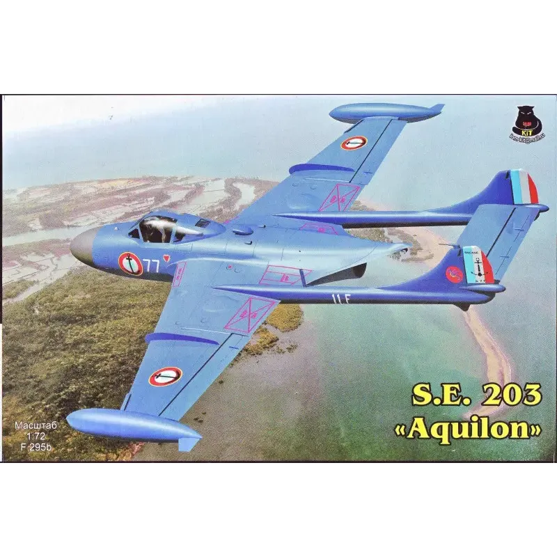 Збірна модель літака Морський реактивний винищувач S.E.203 "Aquilon" (IOM-F295b) Масштаб: 1:72 1:72