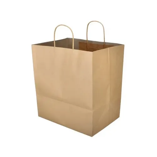 Пакети та упаковка Крафт пакет с ручками - 450 × 150 × 400 мм