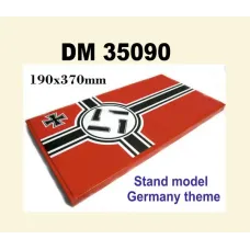 Подставка для моделей. Тема: Германия №1 (190x370мм)