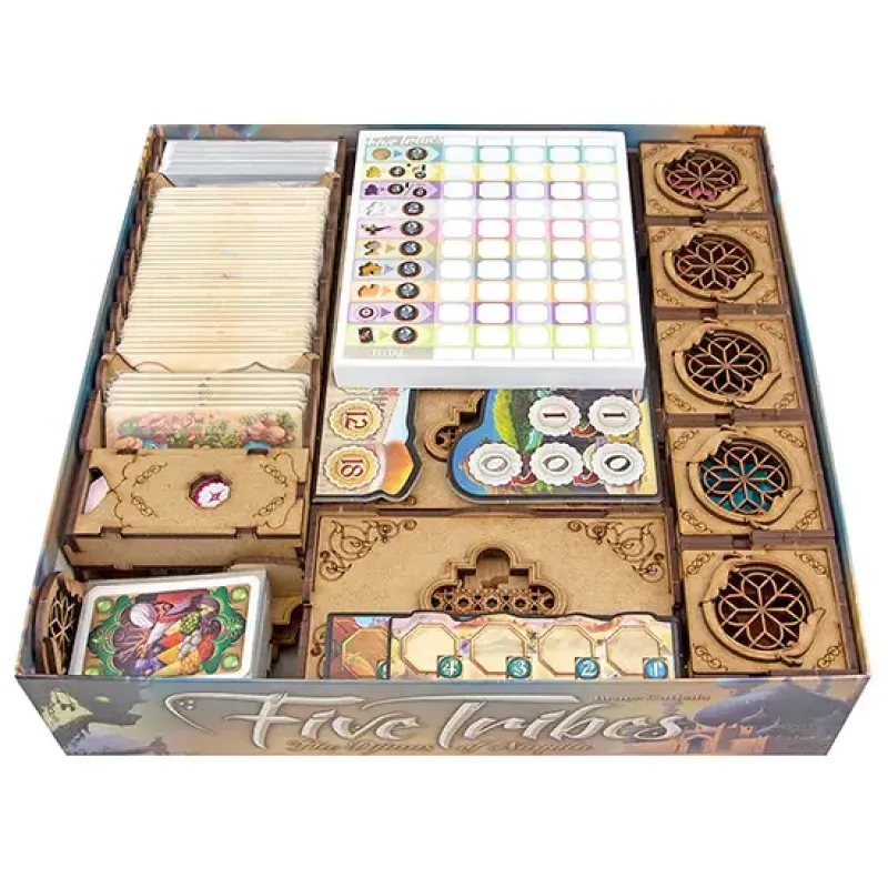Органайзер для настольной игры Five Tribes + дополнения (Organizer for board game Five Tribes + Expansions)