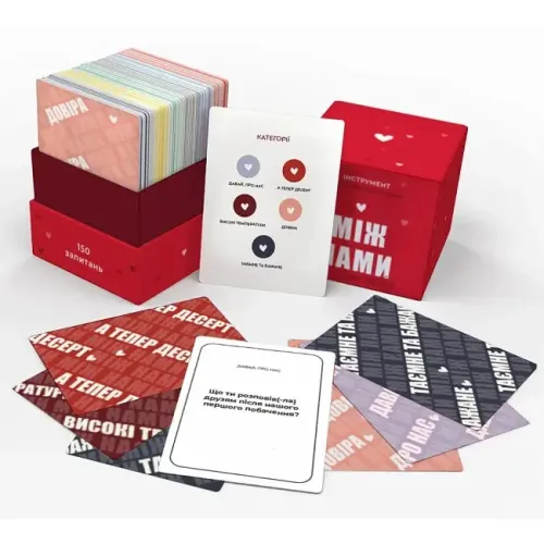 Настольная игра Между нами: о любви 18+