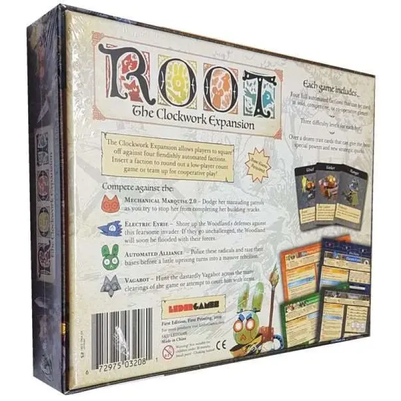 Настольная игра Корни: Механический интеллект (Root: The Clockwork Expansion)