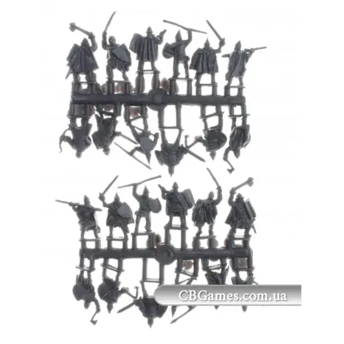 Фігури та мініатюри Литовско-русская тяжелая пехота, XV век (MS72066) Масштаб: 1:72