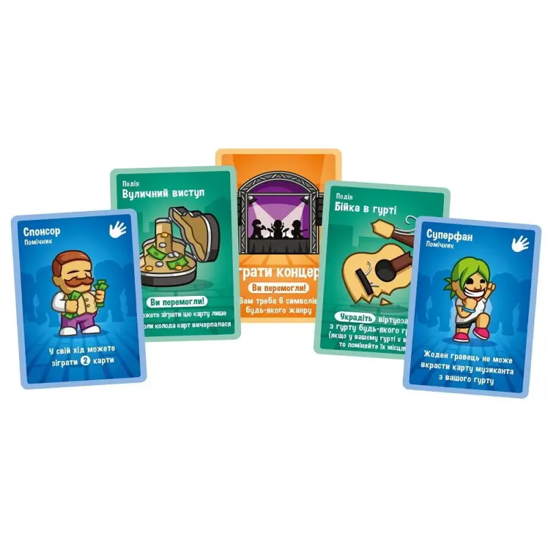 Настольная игра Собери Группу (Grab Band) UA