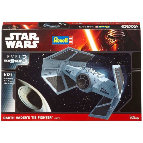 Моделювання Збірна модель-копія Revell Зоряний СІД-винищувач Дарта Вейдера рівень 3 масштаб 1:121