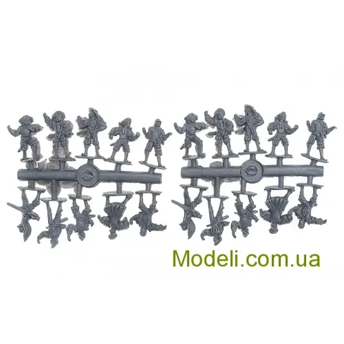 Фигуры и миниатюры Ландскнехты (копьеносцы), 16 век (RB72058) Масштаб: 1:72