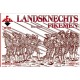 Фігури та мініатюри Ландскнехты (копьеносцы), 16 век (RB72058) Масштаб: 1:72