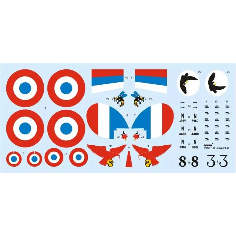 Збірна модель літака RN618 Nieuport 24 1:32