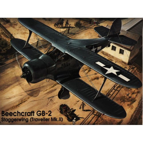Сборная модель самолета RN447 Beech GB-2 (Traveller) 1:48