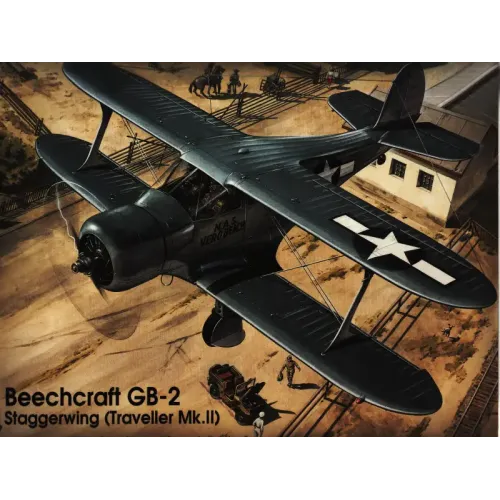 Сборная модель самолета RN447 Beech GB-2 (Traveller) 1:48