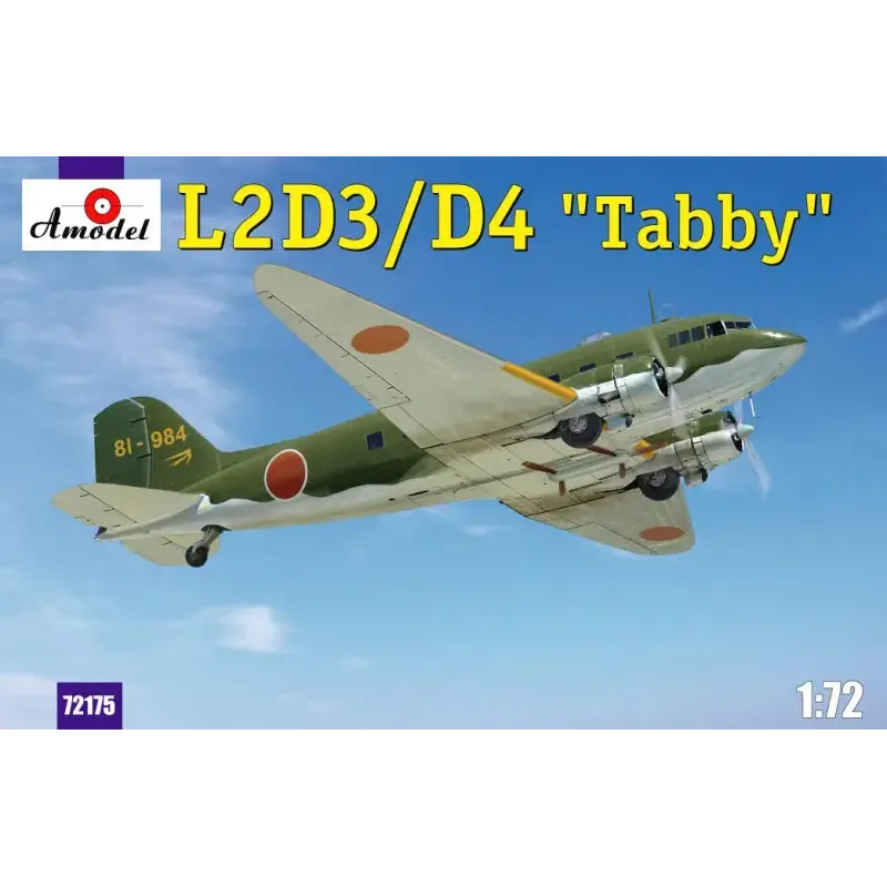 Сборная модель самолета Транспортный самолет L2D3/D4 "Taddy" (AMO72175) 1:72