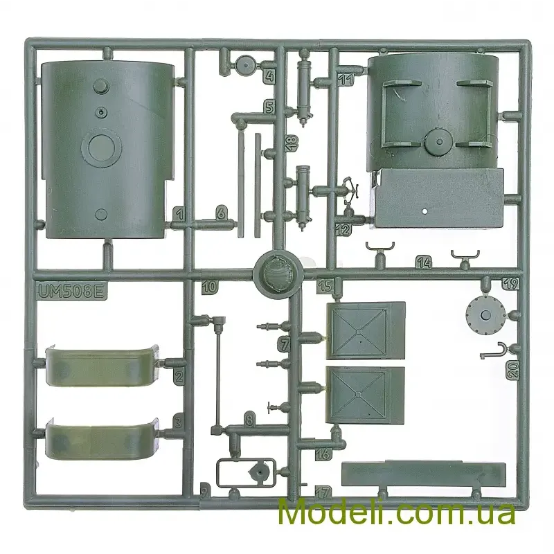 Збірна модель Бензозаправник БЗ-42 (UM508) Масштаб: 1:48