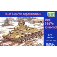Танк T34/76 экранированный (UM368) Масштаб:  1:72