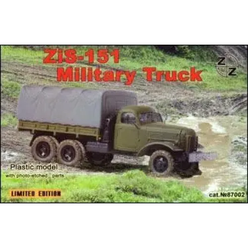 Бронетехника и артиллерия ZZ87002 Zis-151 military truck (ZZ87002) Масштаб: 1:87