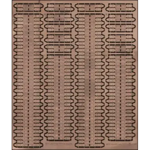 Фототравление PE7232 Photoetched tracks set for 1/72 T-34 mod.1941 (PE7232) Масштаб: 1:72