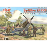 ICM48802  Spitfire LF.IXE with Soviet pilots & ground personnel