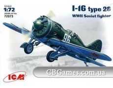 ICM72073   Polilkarpov I-16 type 28 WWII fighter