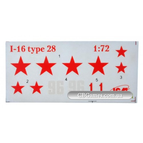 Літаки ICM72073 Polilkarpov I-16 type 28 WWII fighter