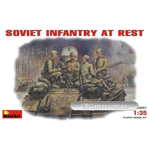 Фігури та мініатюри MA35001 Soviet infantry at Rest (1943-45) (Фігури)