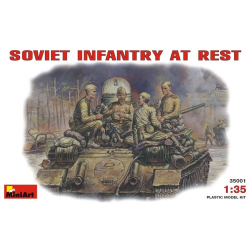 Фигуры и миниатюры MA35001 Soviet infantry at Rest (1943-45) (Фігури)