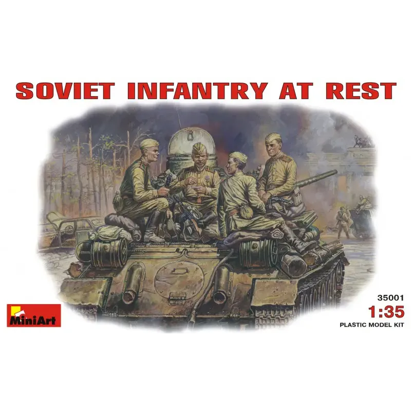 Збірна модель MA35001 Soviet infantry at Rest (1943-45) (Фігури)
