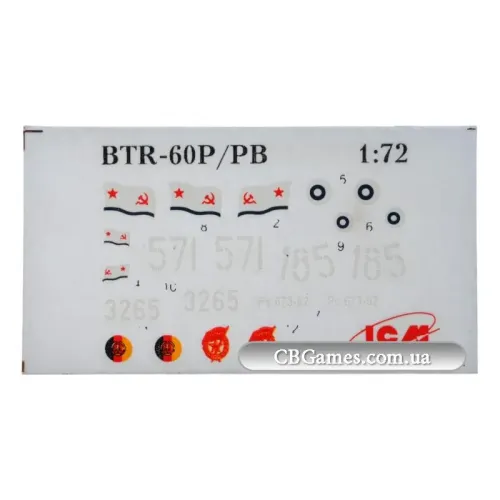 Бронетехника и артиллерия ICM72911 BTR-60PB Soviet infantry vehicle