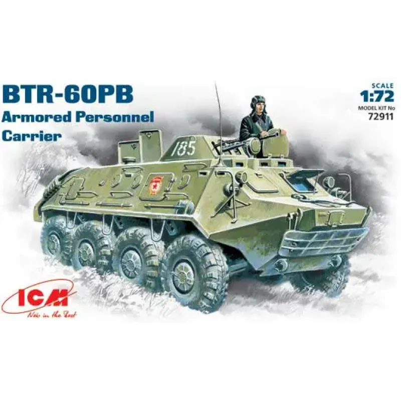 Збірна модель ICM72911 BTR-60PB Soviet infantry vehicle