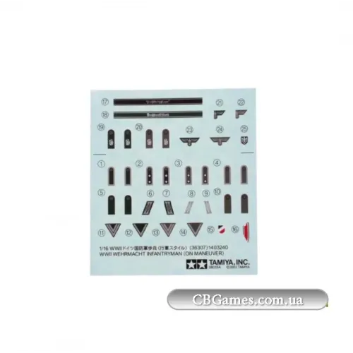 Фигуры и миниатюры Немецкий пулеметчик (второй номер пулеметного расчета) (TAM36311) Масштаб: 1:16