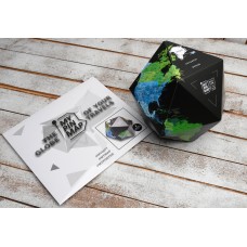 Об'ємний 3D Pin Глобус My Pin Black Map Globe