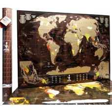 Скретч карта світу My Map Chocolate Edition