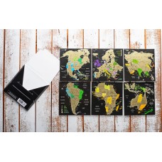 Набір скретч листівок для подорожей 