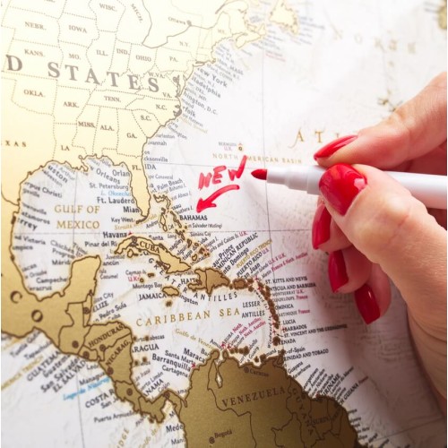 Карти Скретч карта світу My Map Antique edition ENG в тубусі