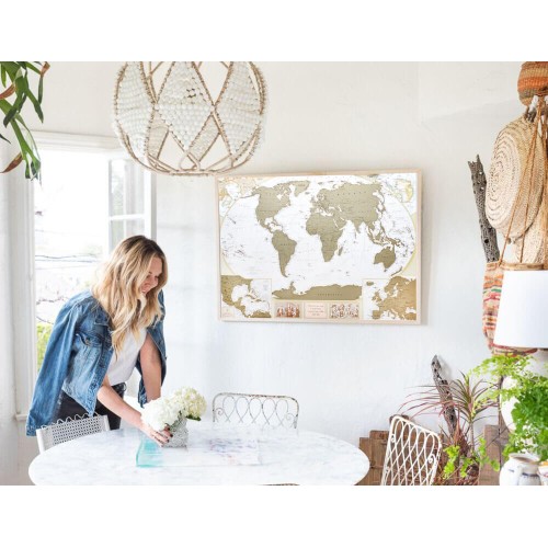 Карти Скретч карта світу My Map Antique edition ENG в тубусі