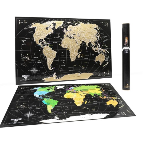 Карти Скретч карта світу My Map Black edition mini в тубусі