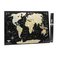 Скретч карта світу My Map Black edition mini в тубусі