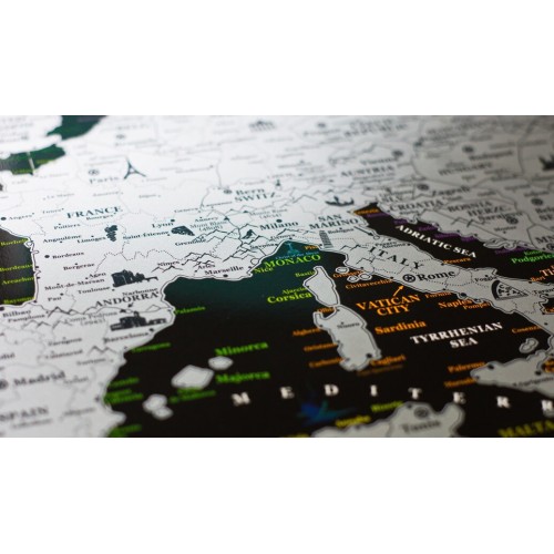 Карти Скретч карта Європи My Map Europe edition ENG в тубусі