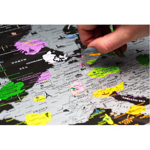 Карти Скретч карта Європи My Map Europe edition ENG в тубусі