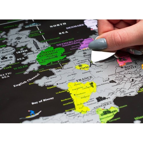 Карти Скретч карта Європи My Map Europe edition ENG в тубусі