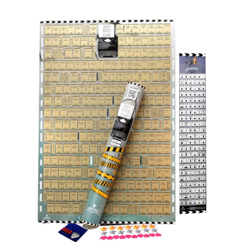 Постери Скретч Постер із Фільмами на Реальних подіях ENG від Mymap у Тубусі