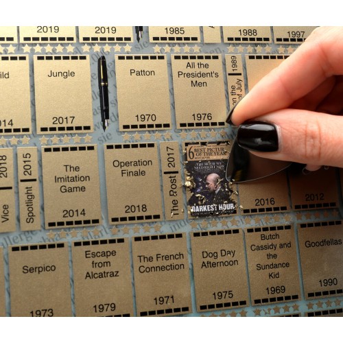 Постери Скретч Постер із Фільмами на Реальних подіях ENG від Mymap у Тубусі