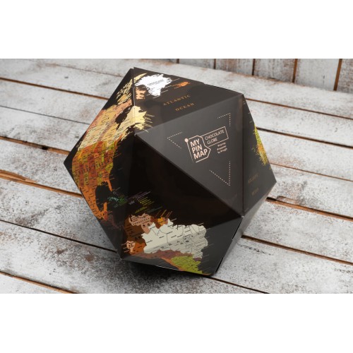 Карти Об'ємний 3D Pin Глобус My Pin Chocolate Map Globe