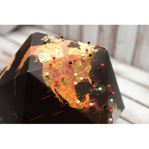 Карти Об'ємний 3D Pin Глобус My Pin Chocolate Map Globe